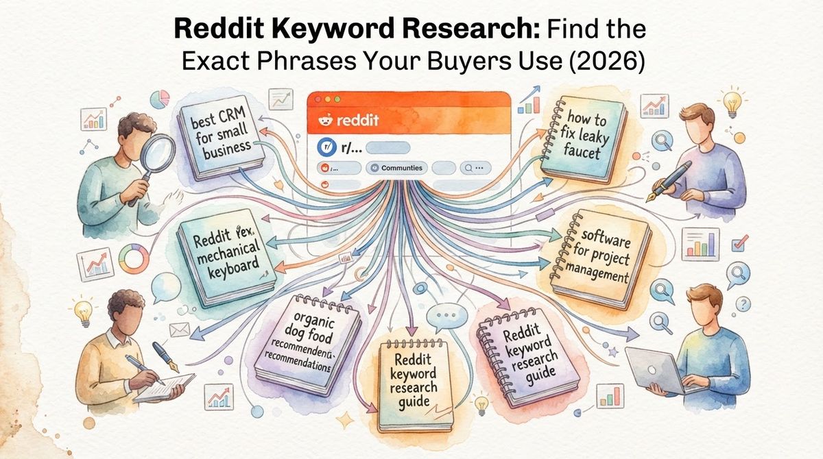 Reddit Keyword Research: Find the Exact Phrases Your Buyers Use (2026)