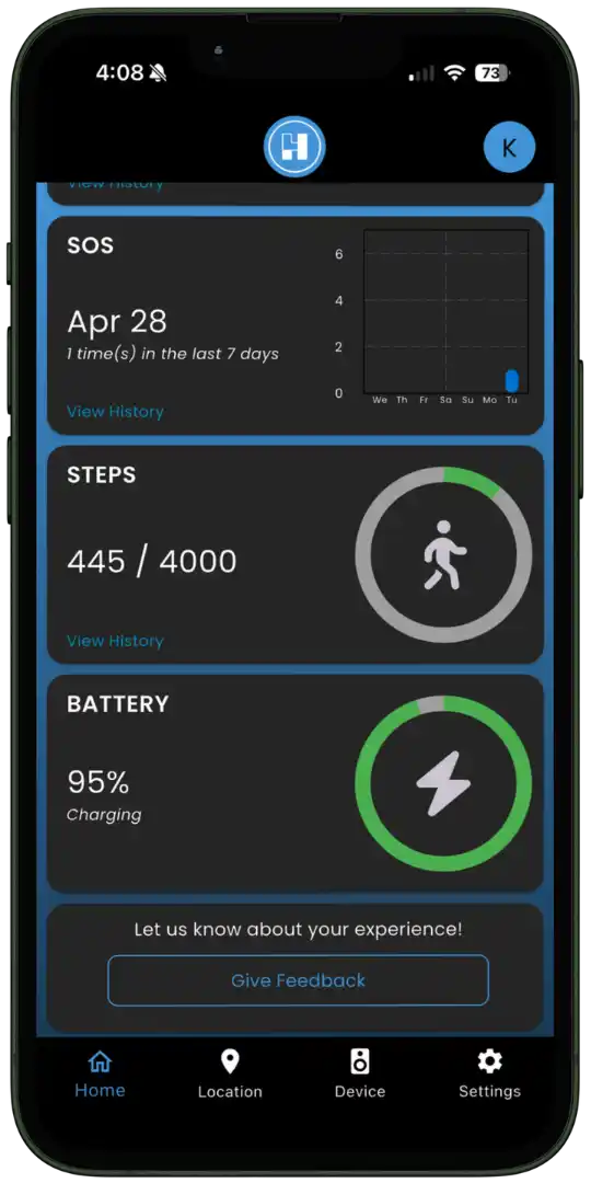 Home Screen