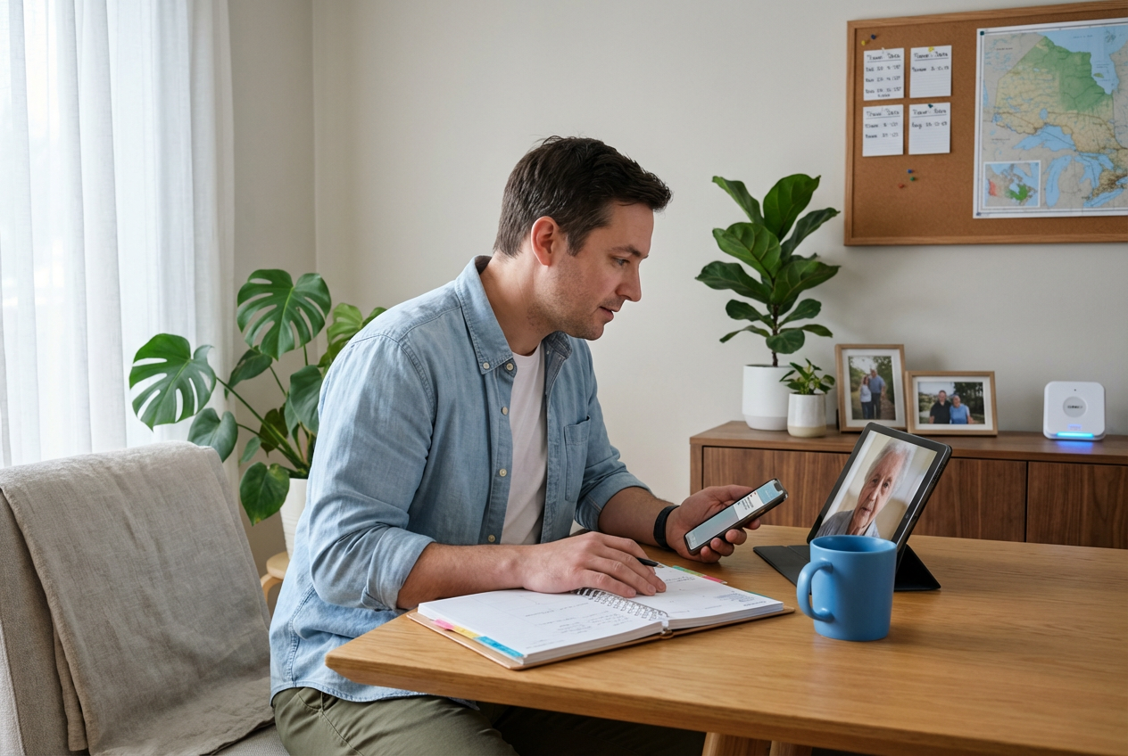 Long Distance Caregiving for Parents in Another Province