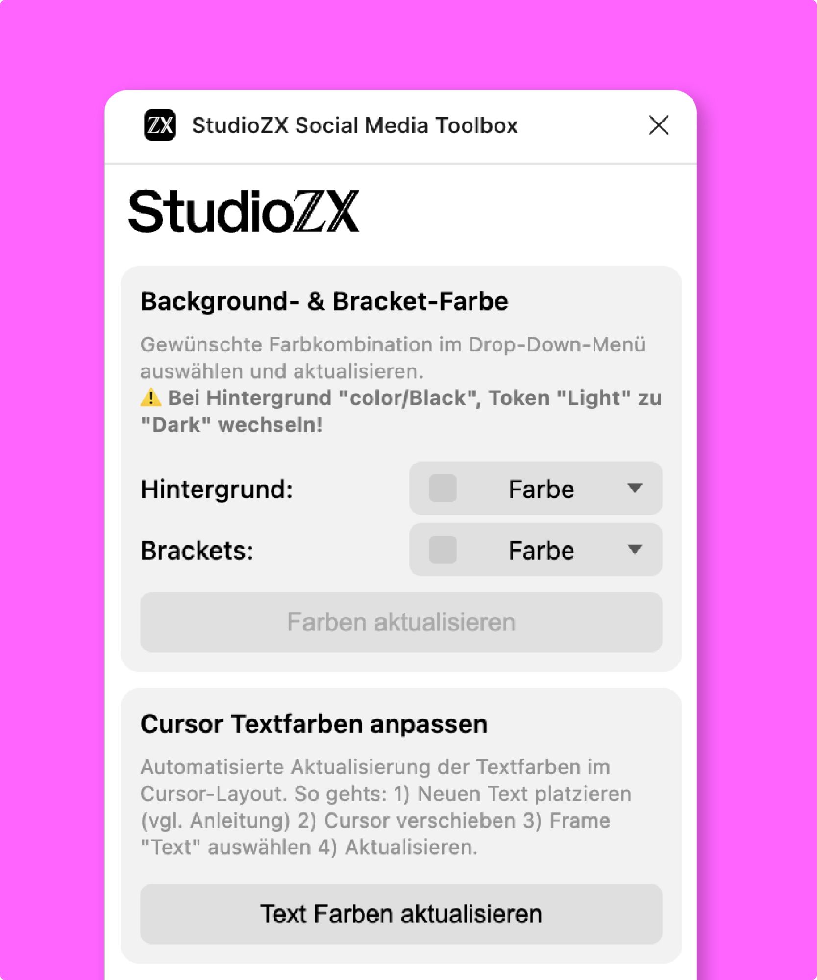 Studio ZX Custom Figma Tool