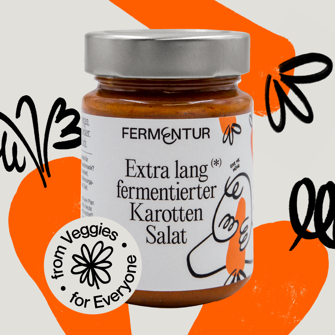 Extra lang fermentierter Karottensalat
