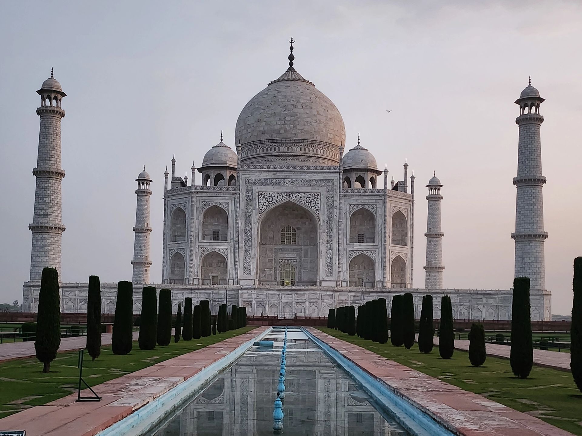 Taj Mahal at Sunrise, Agra Fort, and the Family Workshop Behind the Marble