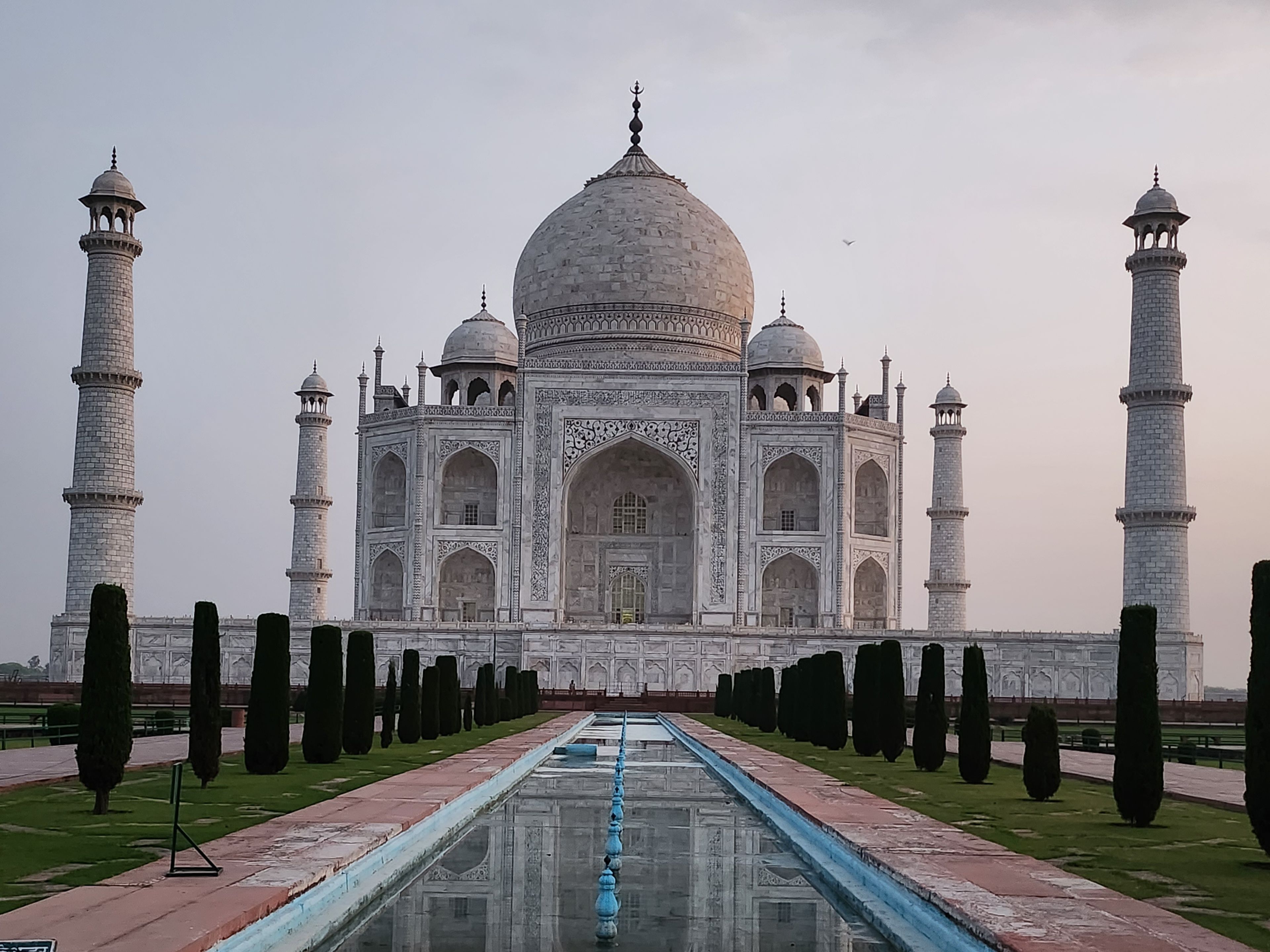 Taj Mahal at Sunrise, Agra Fort, and the Family Workshop Behind the Marble