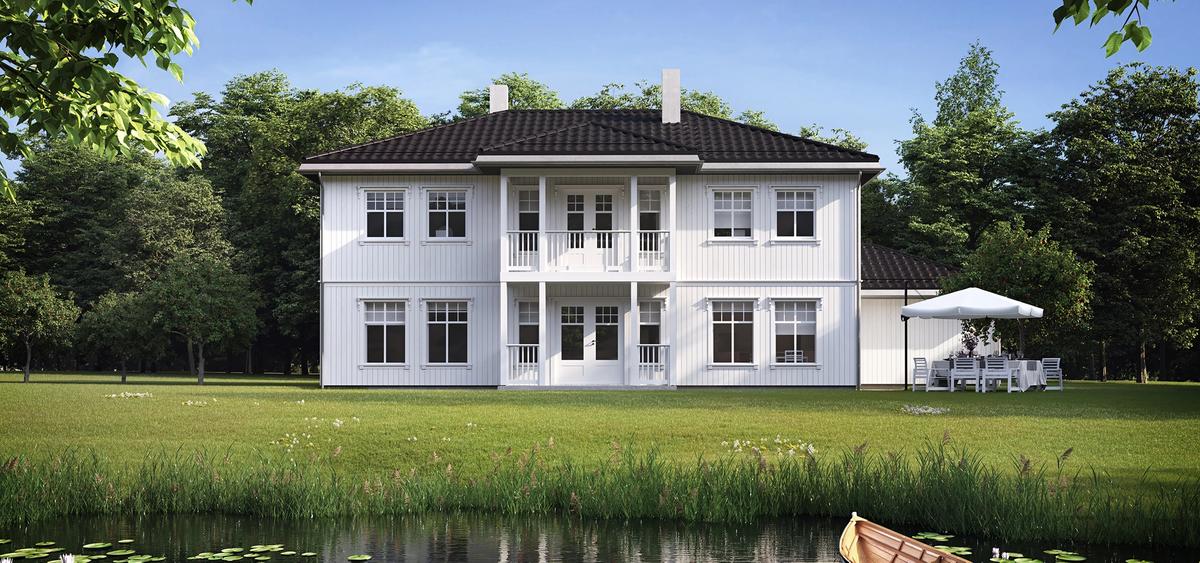 Husmodell Herskapelig fra Hellvik Hus er en stor bolig i herskapelig stil. 