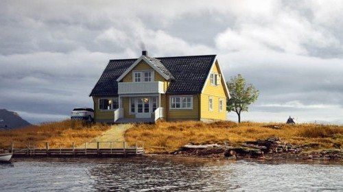 Hustypen Ålesund fra Horten Hus byr på tradisjonsrik hygge i et romslig hjem.