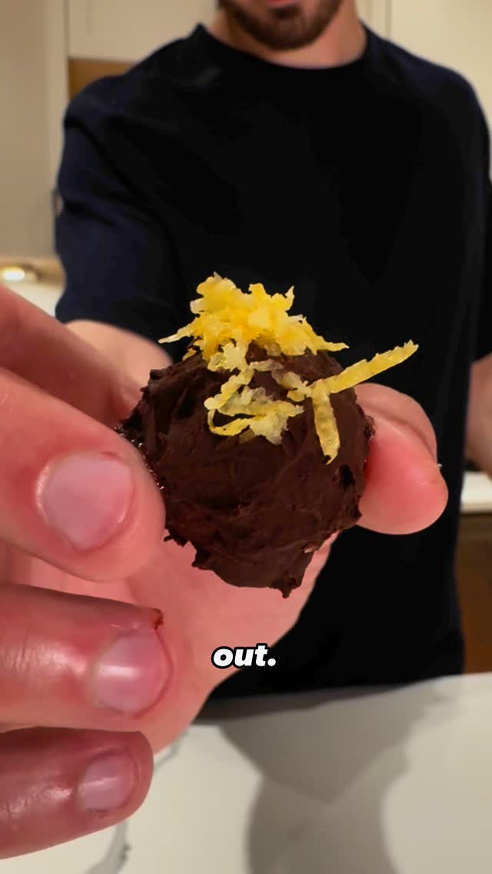 Healthy spring chocolate balls