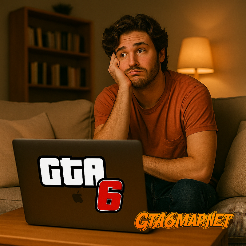 Man patiently waiting for the GTA 6 map
