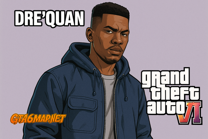 GTA 6 Dre'Quan fan art