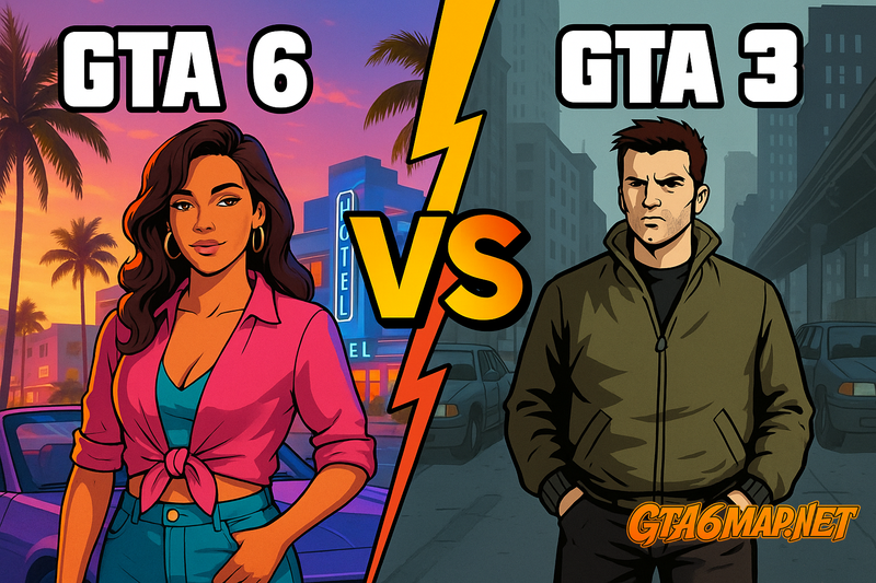 GTA 6 vs GTA 3 Comparison