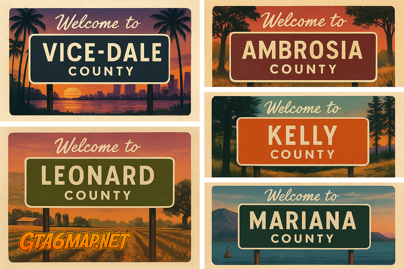 GTA 6 Counties Explained