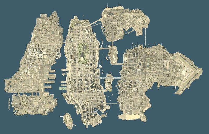 GTA 4 Map Picture