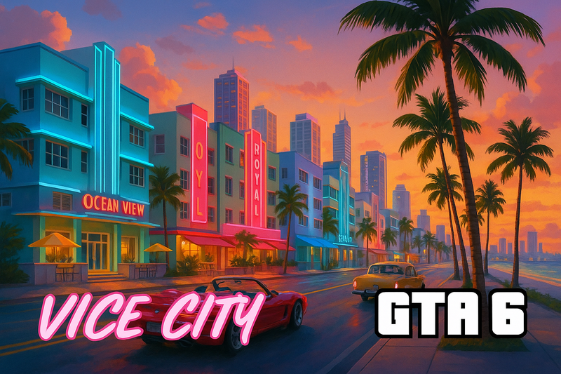 GTA 6 Vice City Ocean View Hotel