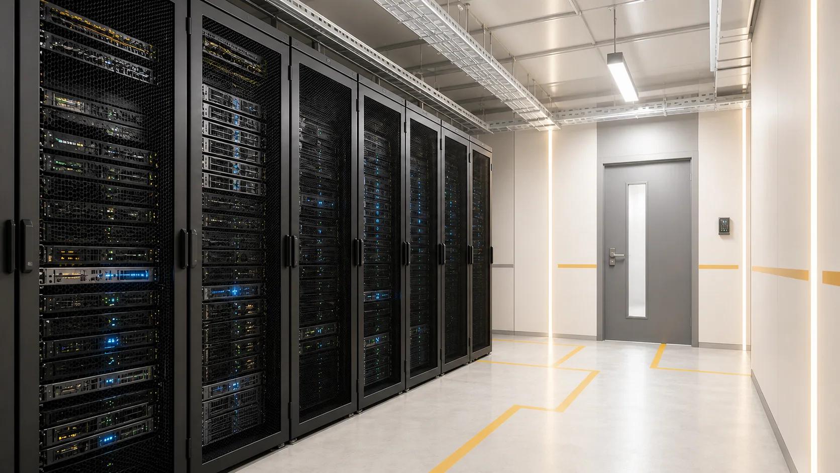 After: Operational data-center buildout