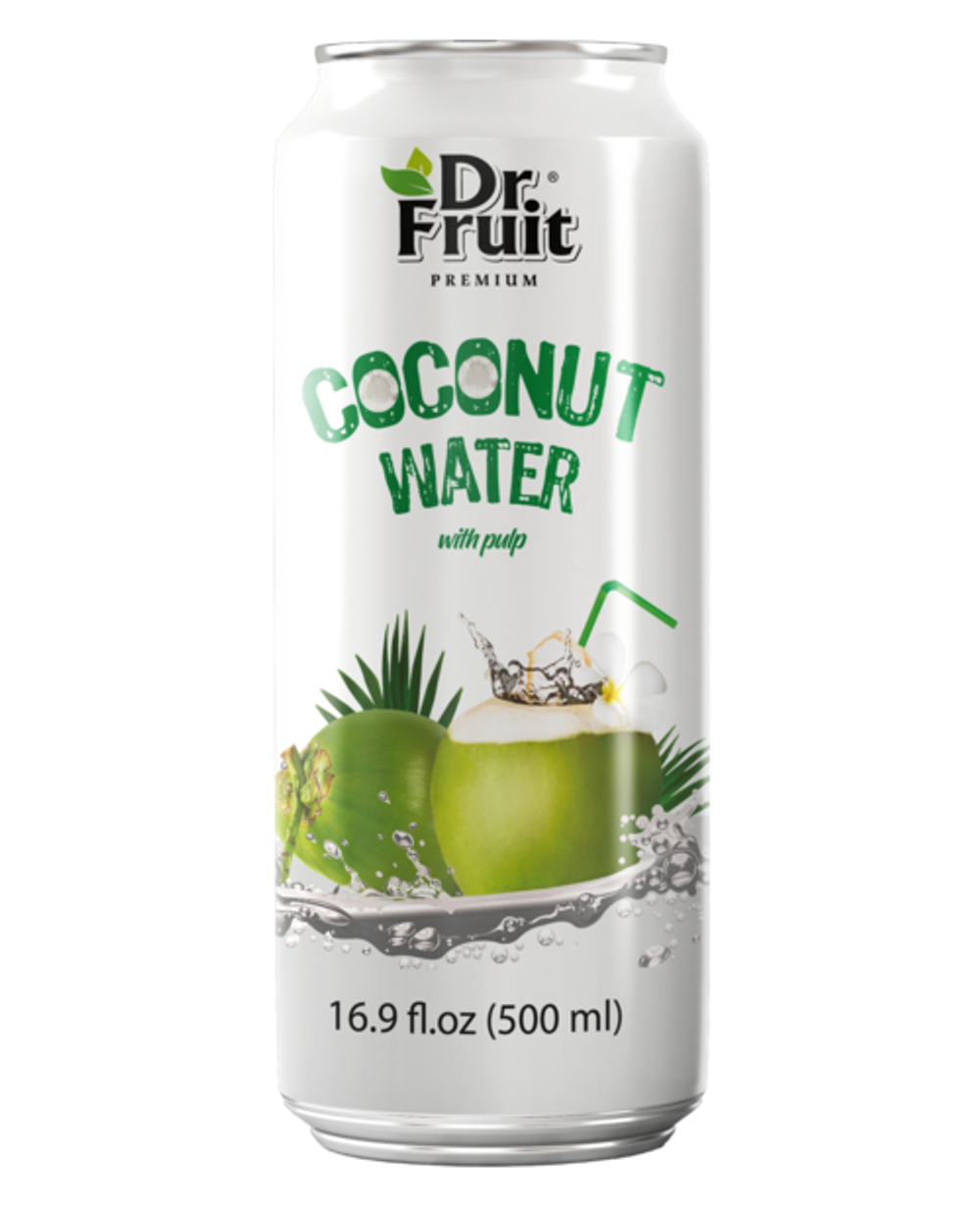 Nước ép dừa Dr.Fruit 500ml lon đứng