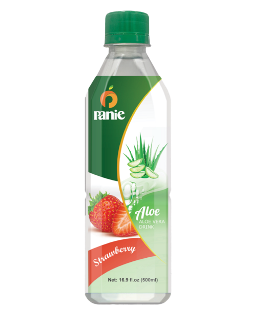 Panie Aloe Vera Strawberry 500ml PET bottle