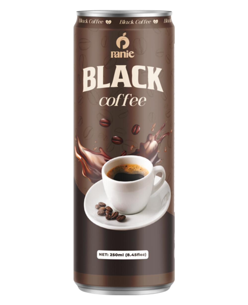Cà phê Black Panie 250ml lon slim