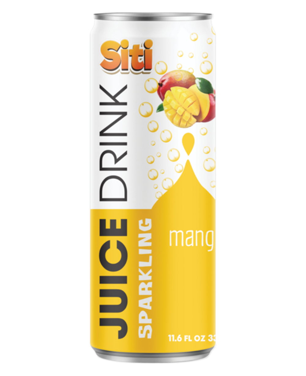 Nước có ga vị xoài Siti 330ml lon slim