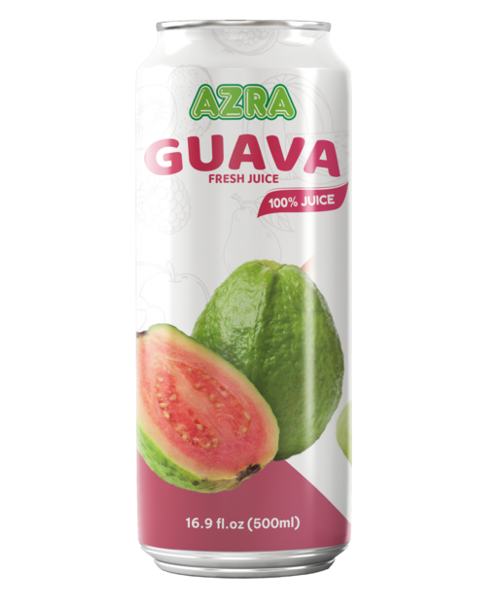 Nước ép ổi Azra 500ml lon đứng