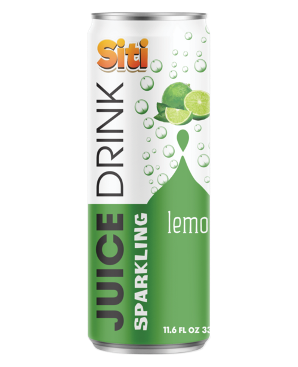 Nước có ga vị chanh Siti 330ml lon slim
