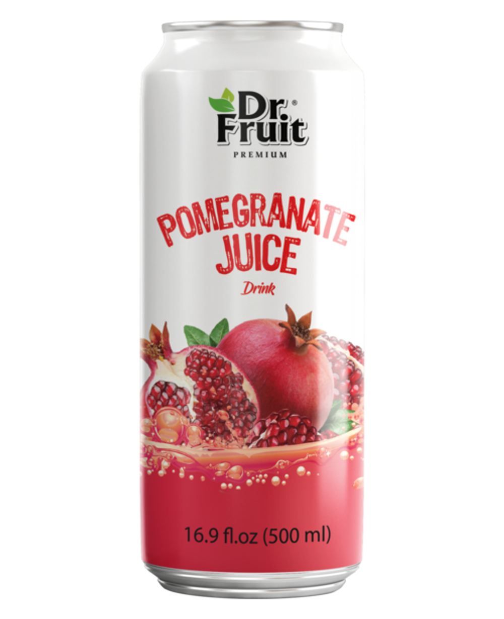 Nước ép lựu Dr.Fruit 500ml lon đứng