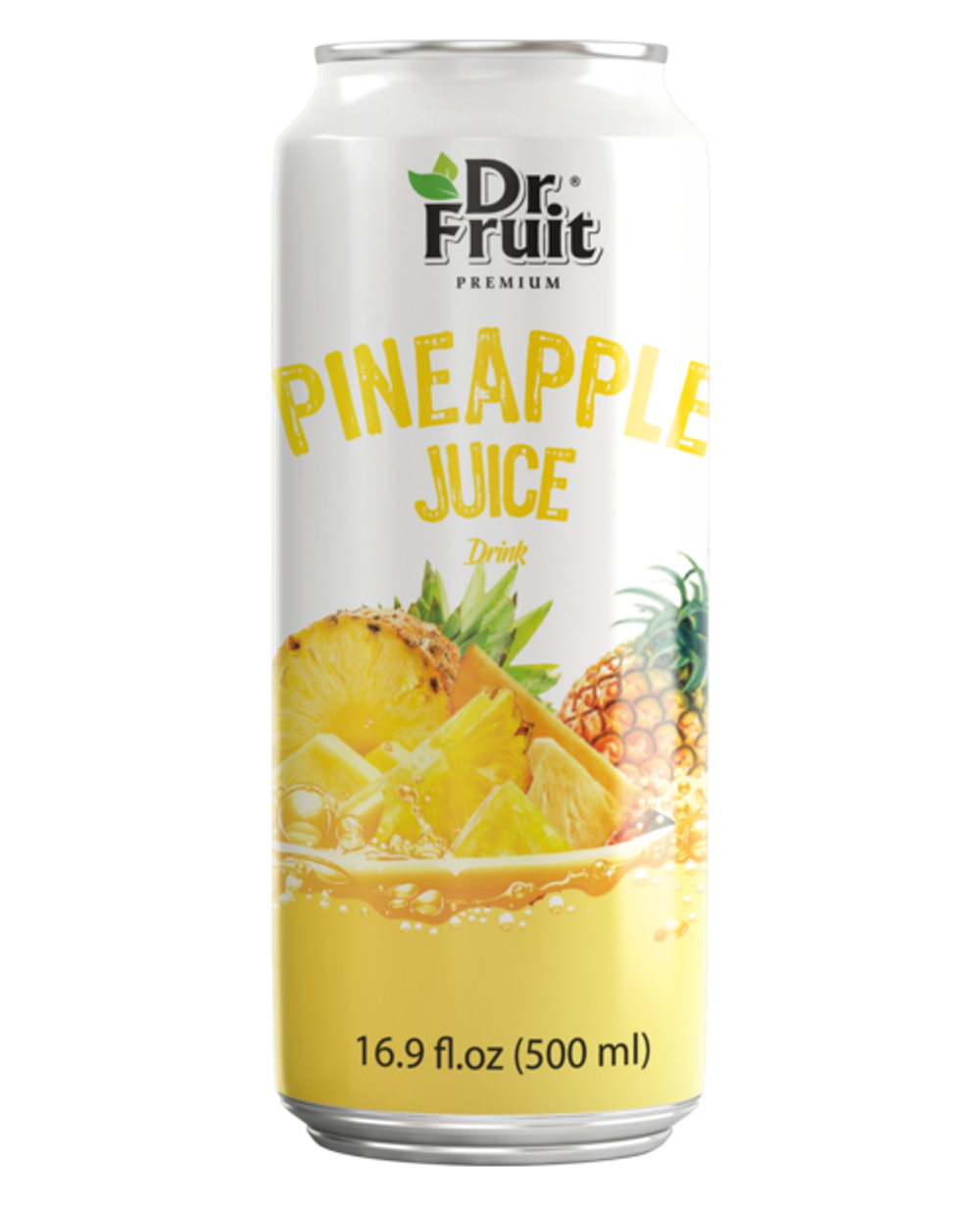 Nước ép dứa Dr.Fruit 500ml lon đứng