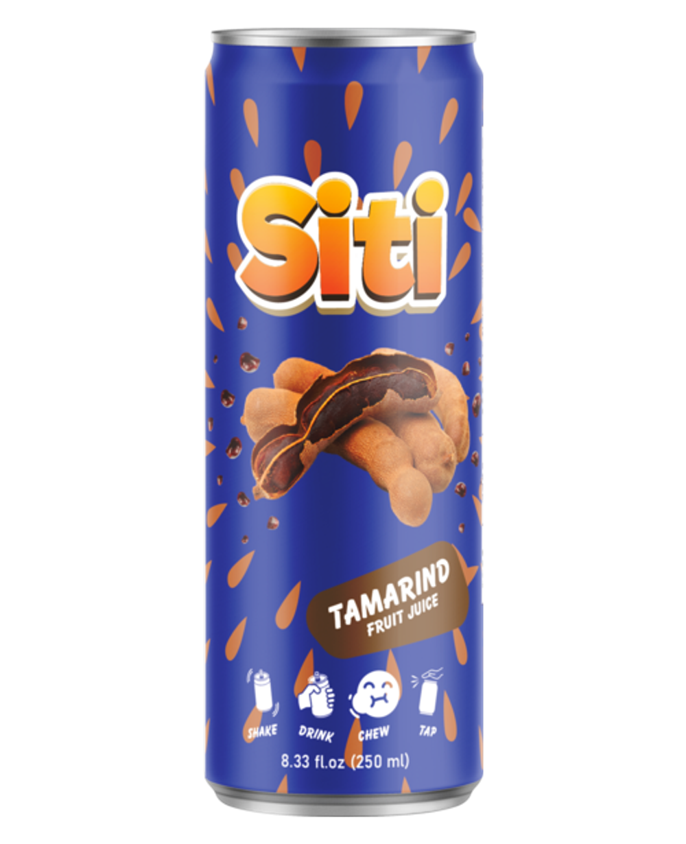 Nước ép me có thịt quả Siti 250ml lon slim