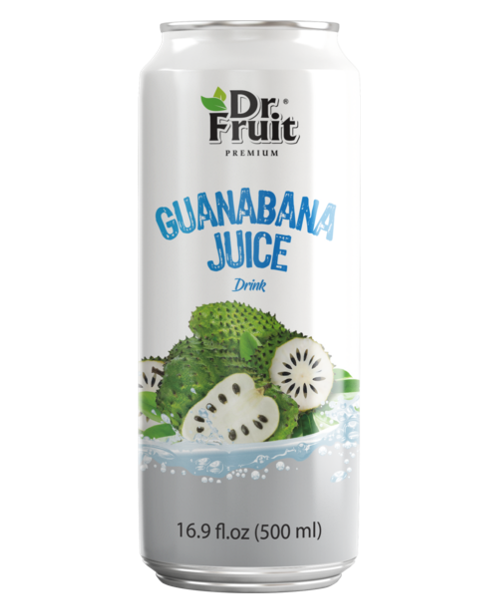 Nước ép mãng cầu xiêm Dr.Fruit 500ml lon đứng