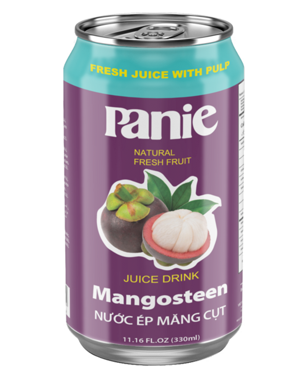 Nước ép măng cụt Panie 330ml lon tiêu chuẩn