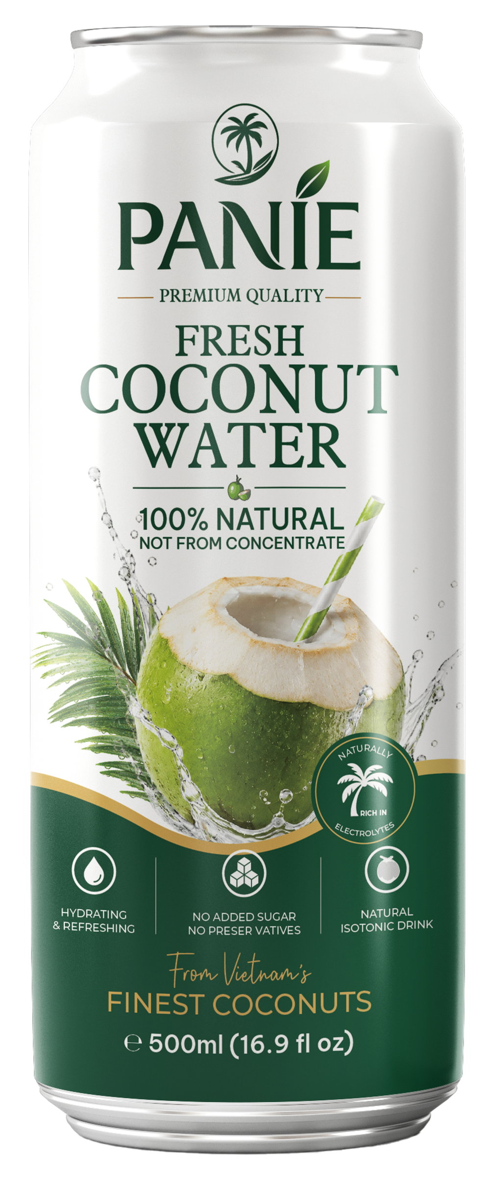 Nước dừa Panie 500ml 330ml · 500ml lon