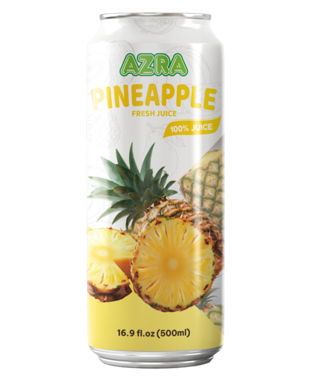 Nước ép dứa Azra 500ml lon đứng
