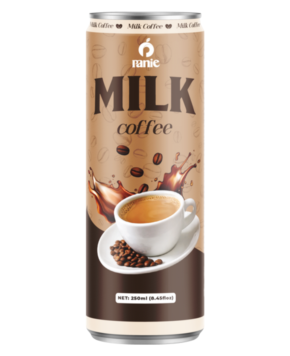 Cà phê Milk Panie 250ml lon slim