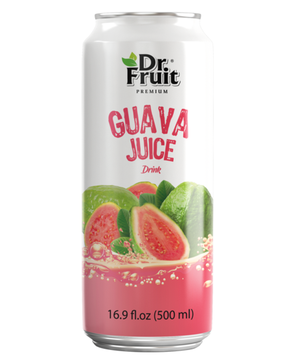 Nước ép ổi Dr.Fruit 500ml lon đứng