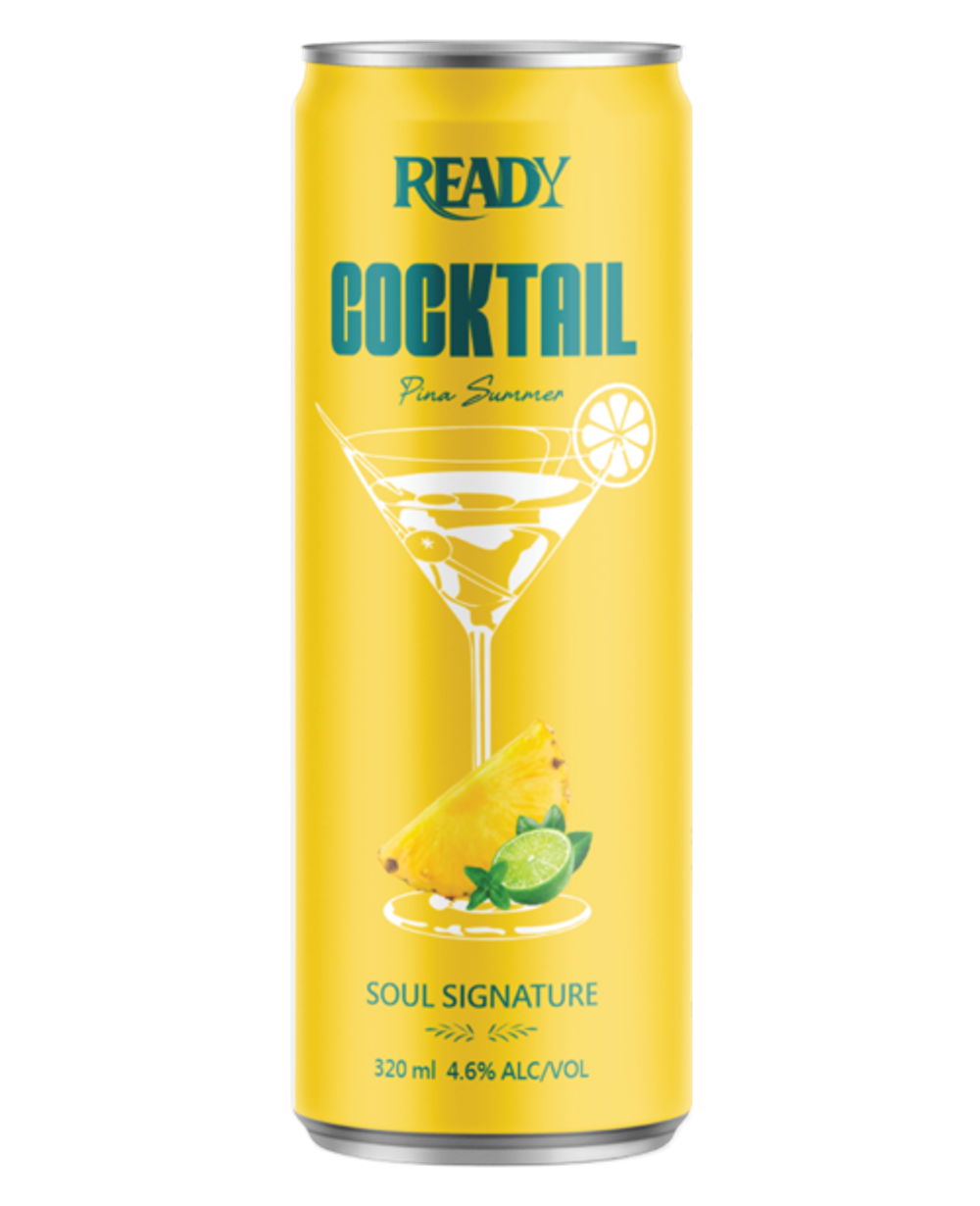 Cocktail Pina Summer Ready 330ml lon slim