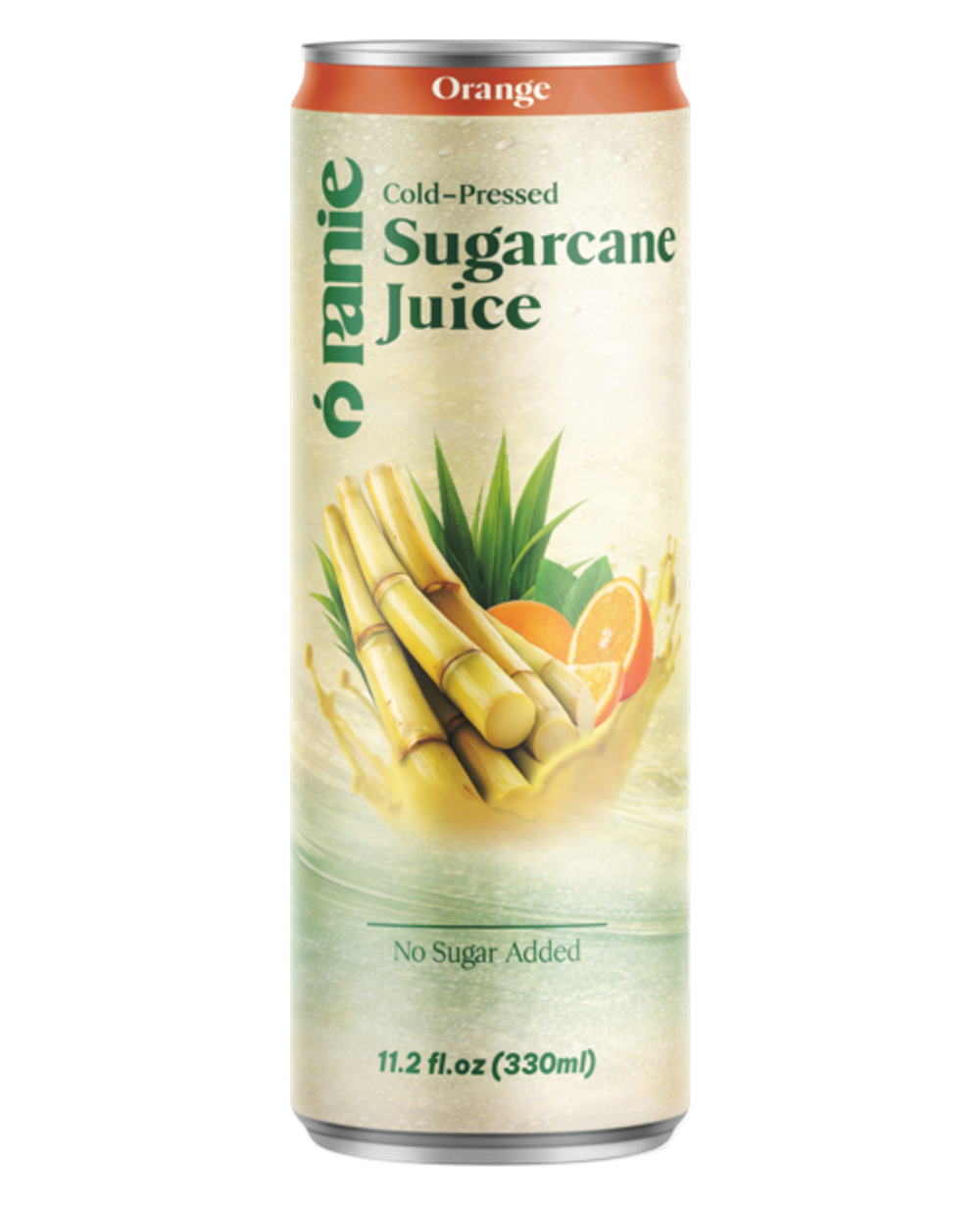 Nước mía cam Panie 250ml lon slim