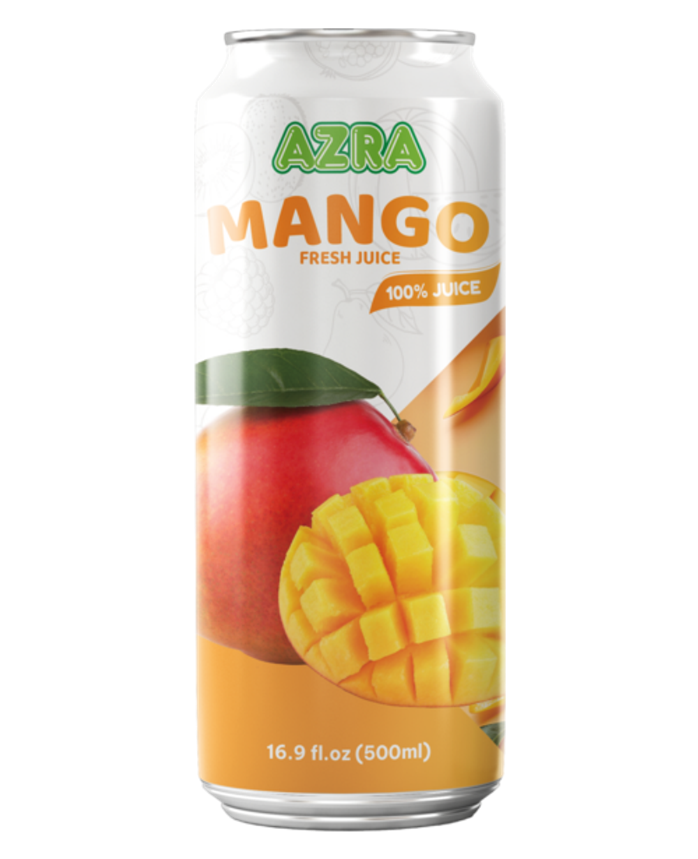 Nước ép xoài Azra 500ml lon đứng