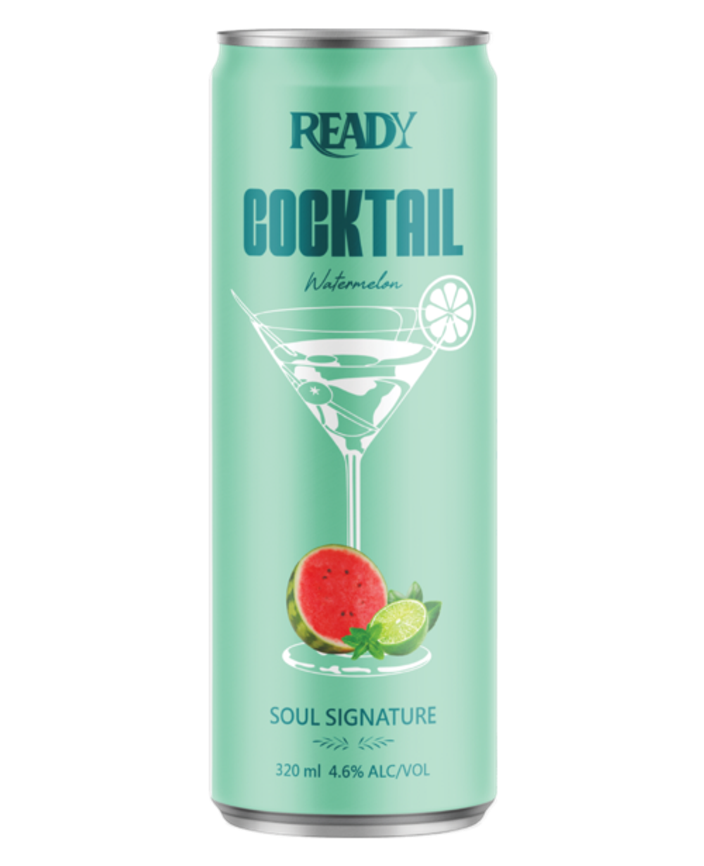 Cocktail Watermelon Ready 330ml lon slim