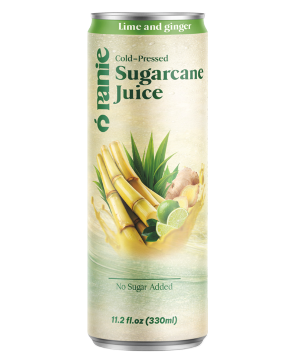 Nước mía chanh & gừng Panie 250ml lon slim