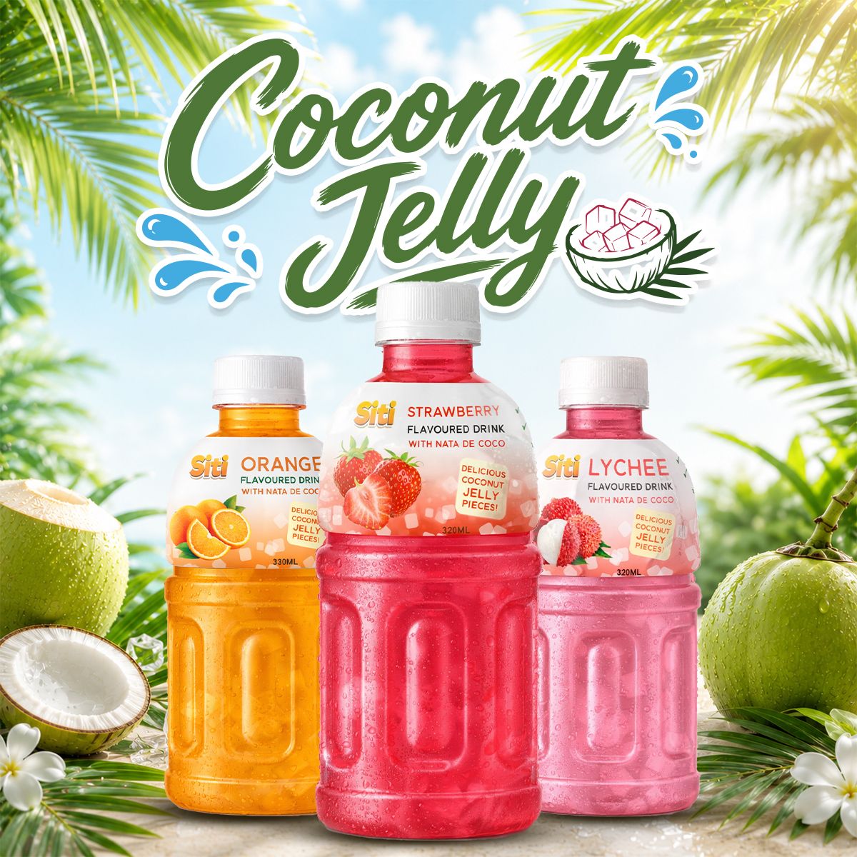 Siti - Thạch dừa – 350ml chai PET