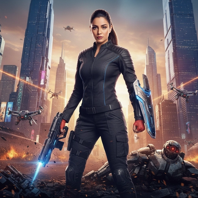 Beauty In The Futuristic Warzone