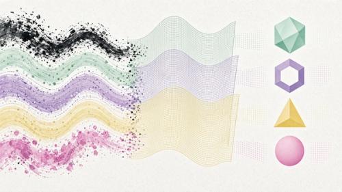 Four data streams passing through a security filter.