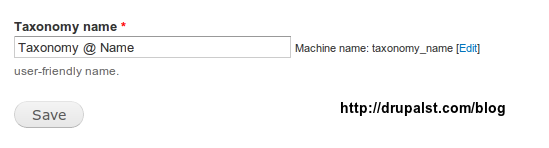 Illustration 2 for How to create Machine name field in drupal 7