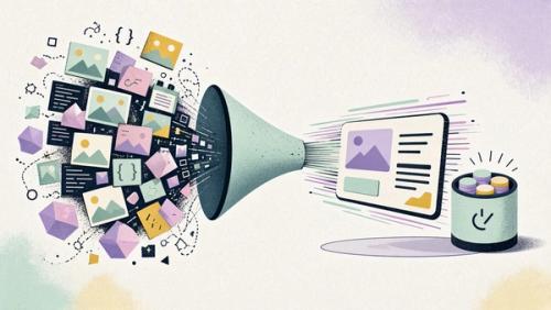 A heavy group of web assets compressed into a lightweight, fast-moving page.
