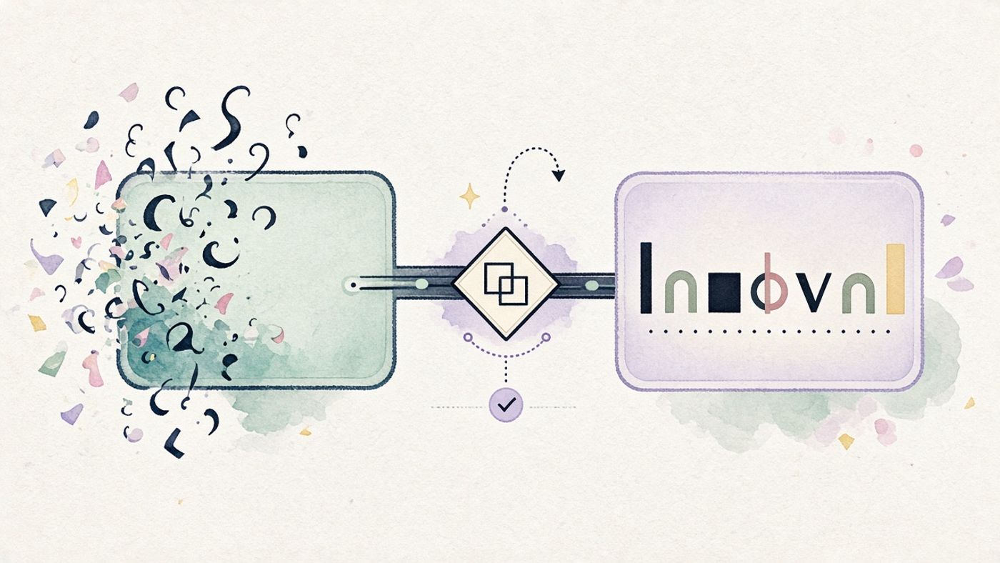 Human-readable input transforming into a structured machine name.