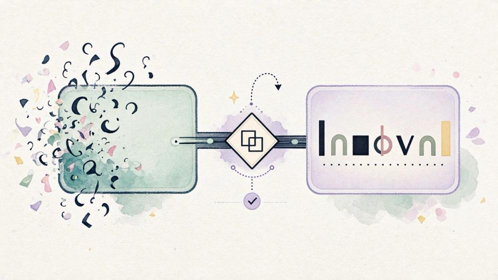 Human-readable input transforming into a structured machine name.
