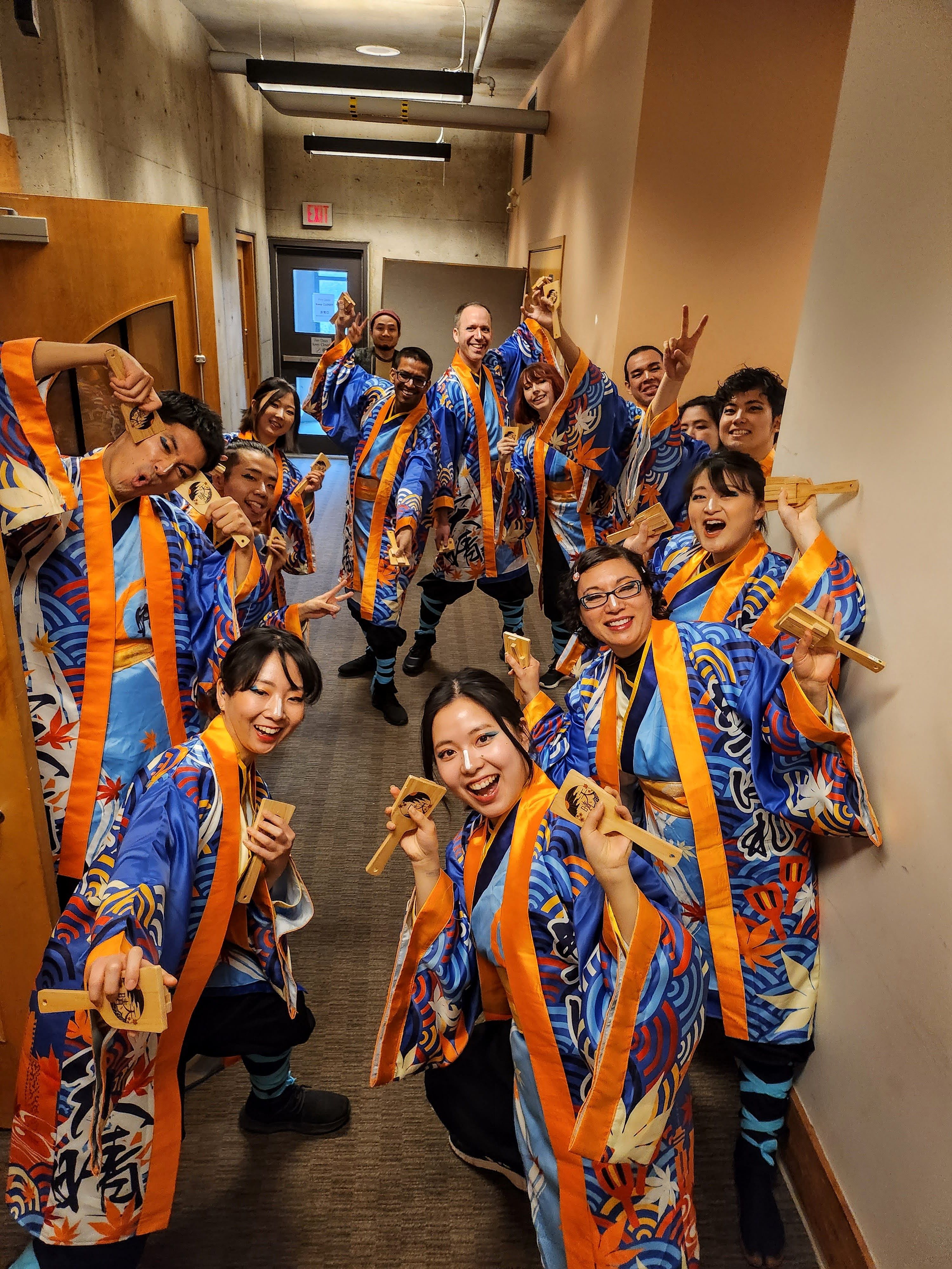 5 minutes before performance