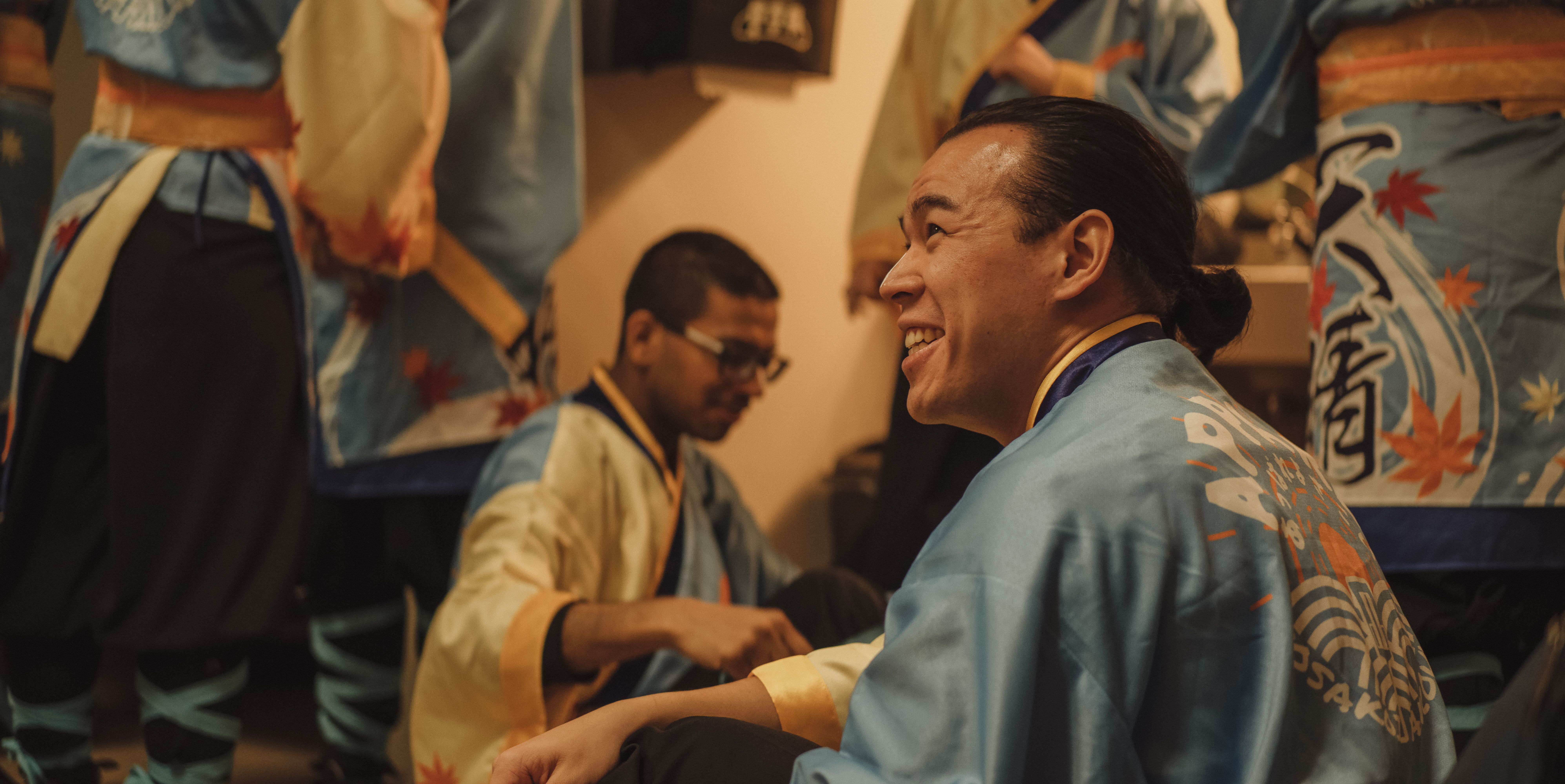 Shawn and Krish getting ready