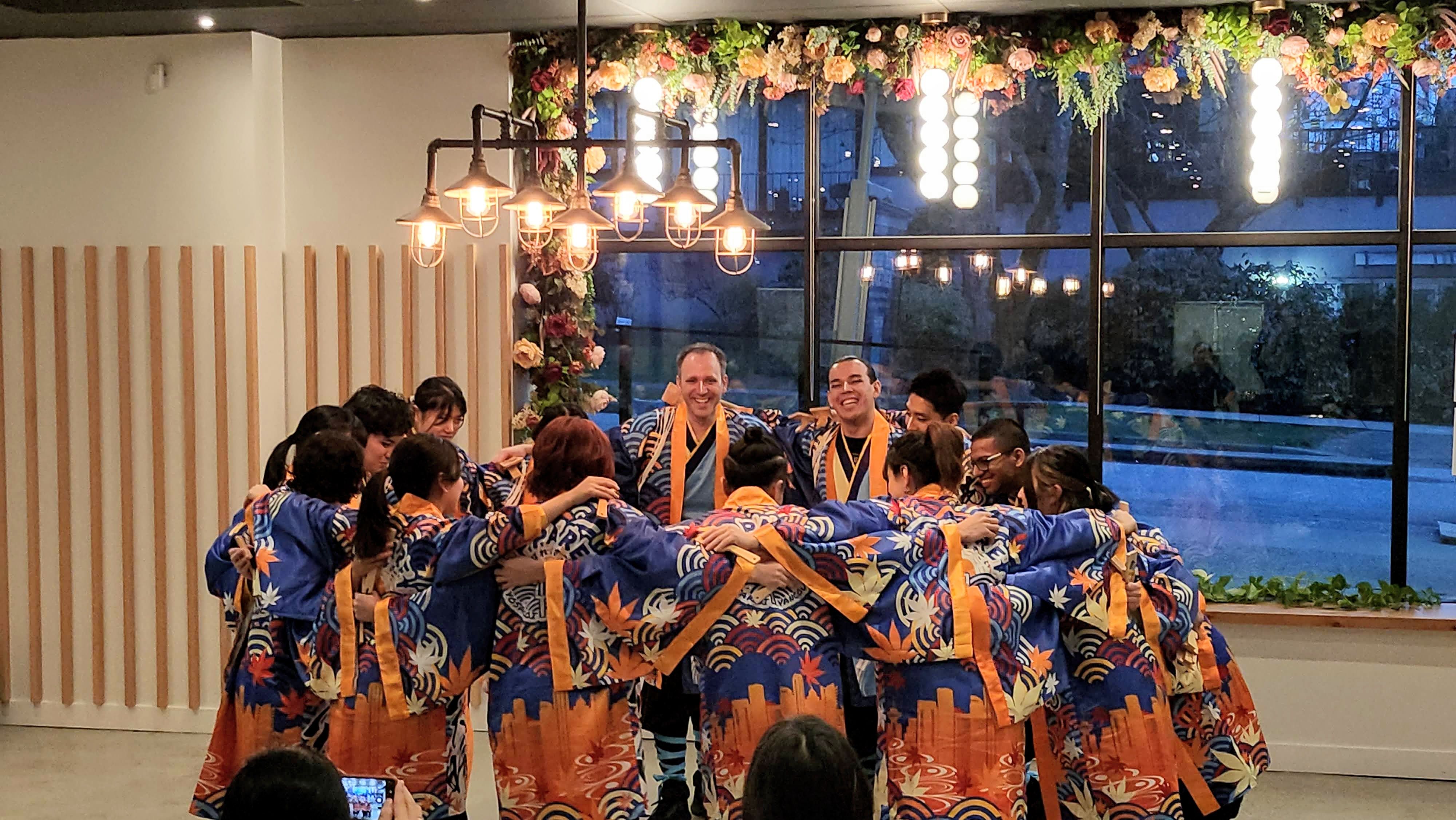 Getting ready for first performance