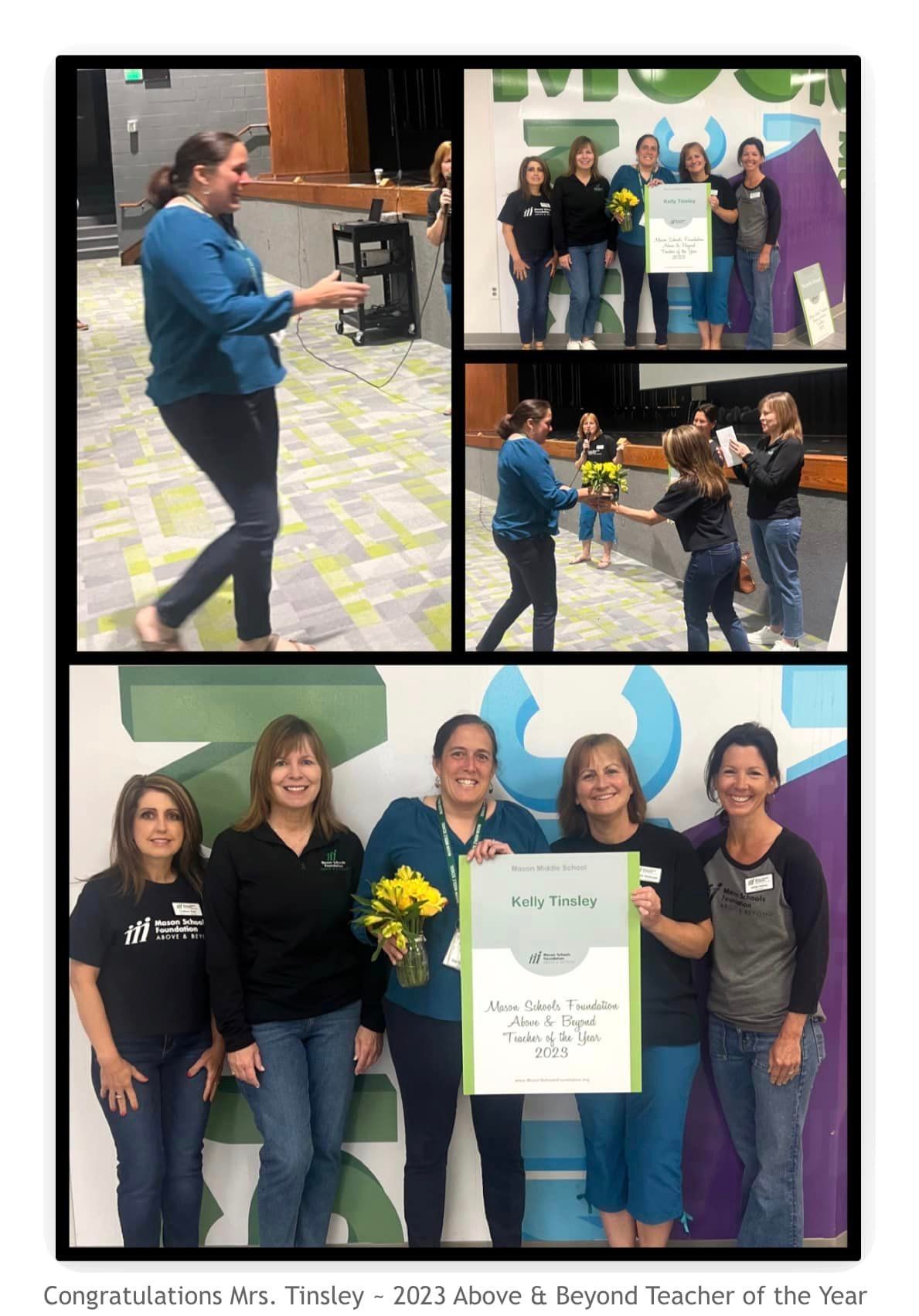 Collage of Kelly Tinsley