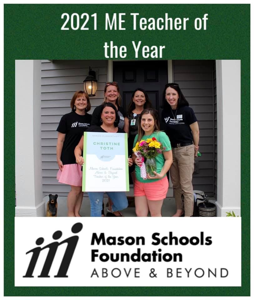 Christine Toth with her award and MSF board members