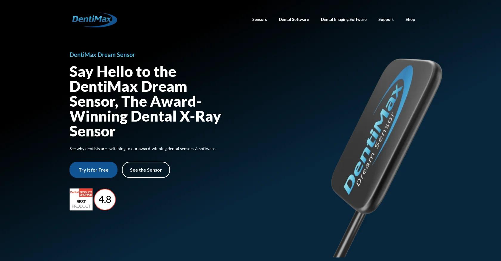 Screenshot of dentimax